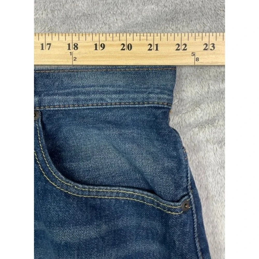 Levi's 569 Loose Straight Denim Shorts Men Size 42 Blue Medium Wash Jean Shorts